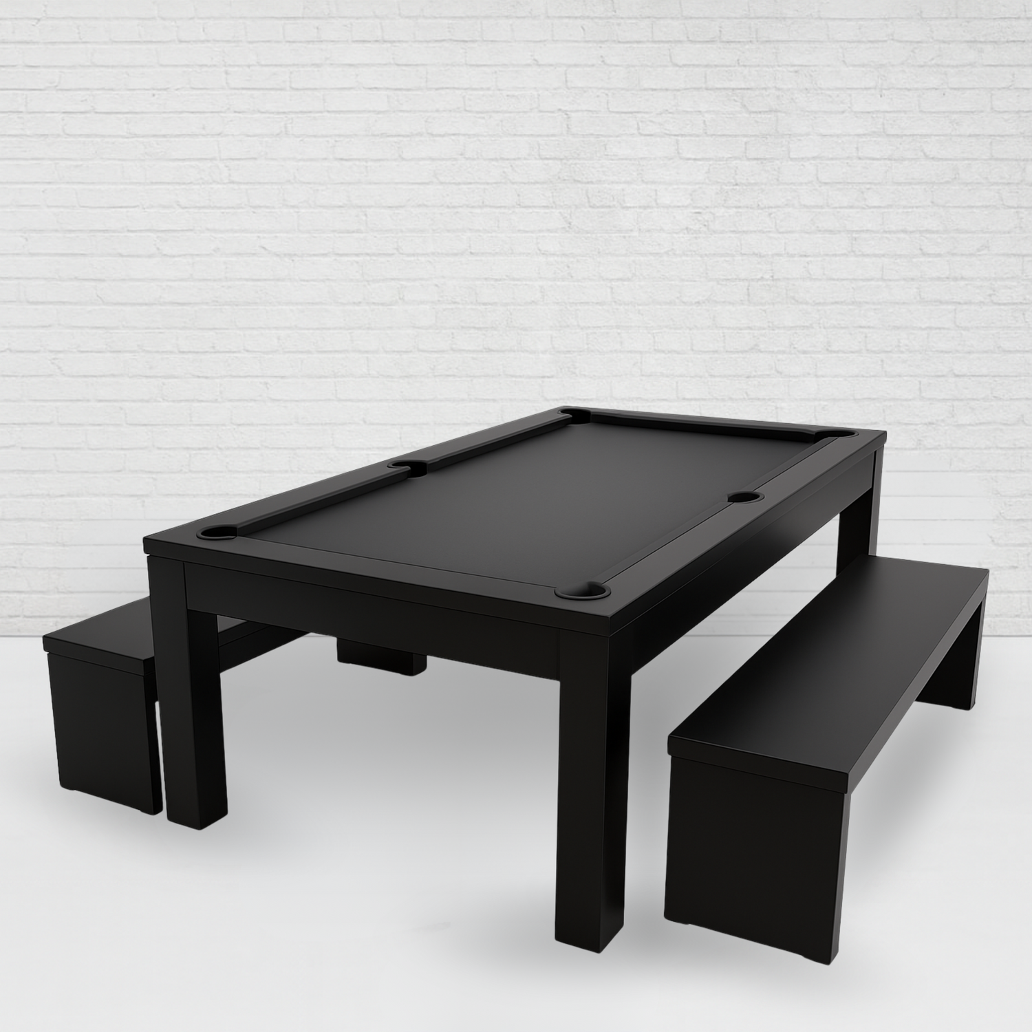 The Phoenix Solid Wood 7ft Slate Pool / Dining Table - Cloth&Pocket