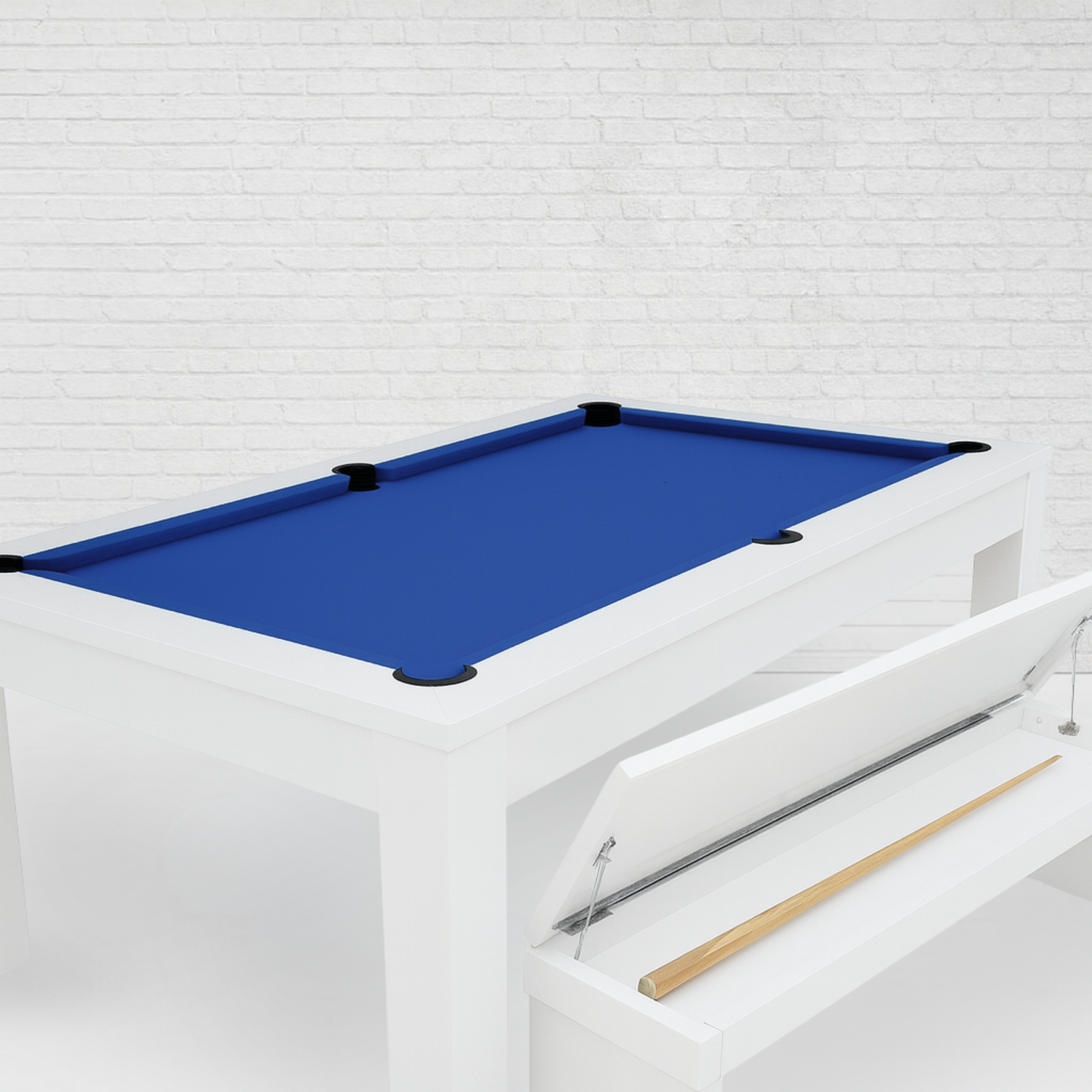 The Phoenix Solid Wood 7ft Slate Pool / Dining Table - Cloth&Pocket